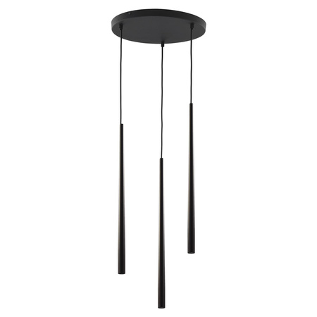 PIANO BLACK LAMPA WISZĄCA 3 PŁ