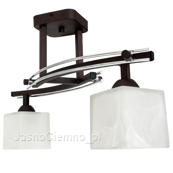 Lampa sufitowa THORN 2 wenge kostka