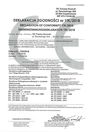 ORBITA BLACK LAMPA WISZĄCA 1 PŁ