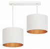 Lampa wisząca GOLD 2 biała