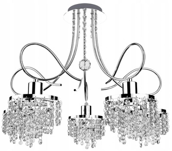 Lampa wisząca TINA 5 chrom