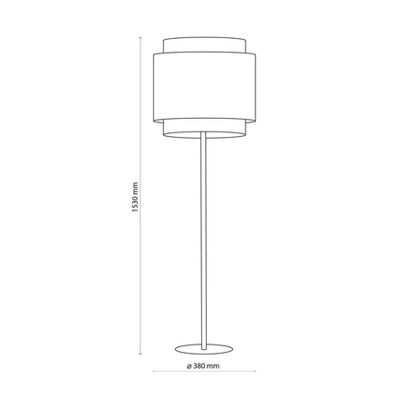 BOHO WHITE LAMPA PODŁOGOWA1 PŁ