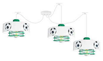 Lampa wisząca PAJĄK MUNDIAL SPIRO 3 zielony