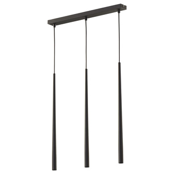 PIANO BLACK LAMPA WISZĄCA 4 PŁ