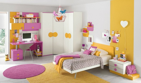 Lampa wisząca MOTYLEK 1 róż