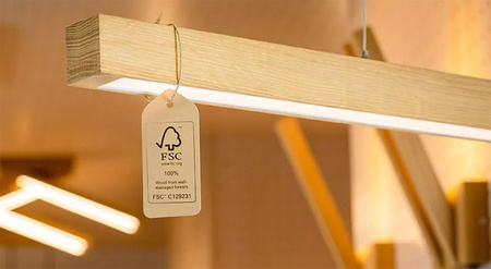 Lampa wisząca TRABO PINO 3 sosna bejcowana