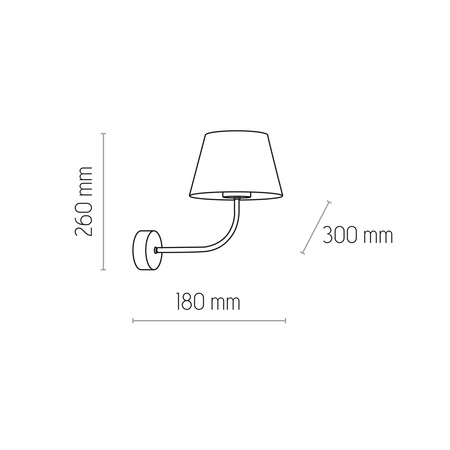 CHICAGO LINEN KINKIET 1 PŁ