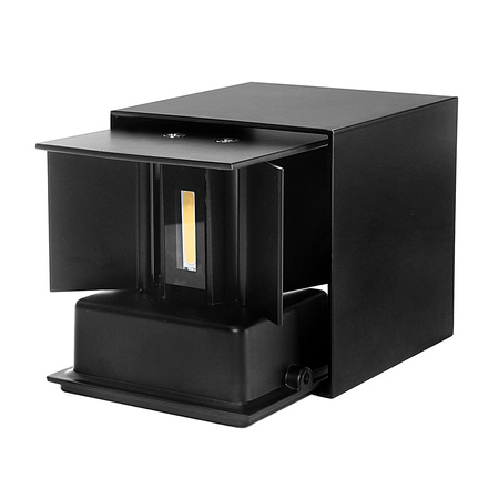 Kinkiet ścienny 6W 4000K czarny A6(HJK)