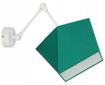 Kinkiet DIAMENCIK zielony z przegubami