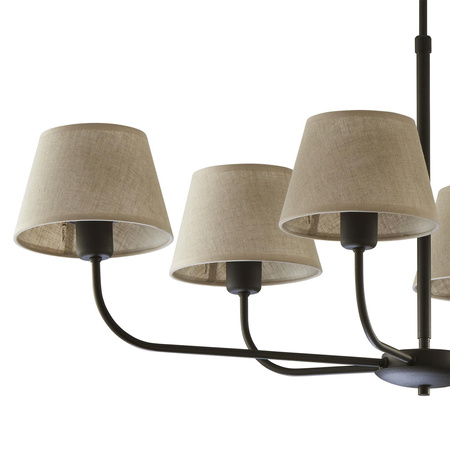 CHICAGO LINEN LAMPA SUFITOWA 6 PŁ