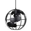 Lampa wisząca GLOBUS 1 czarna