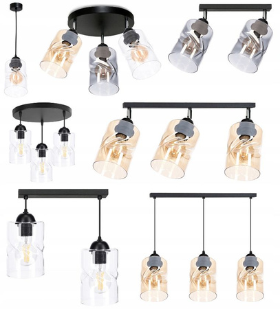 Lampa wisząca LOFT SZKŁO 2