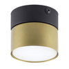 SPACE BLACK/GOLD LAMPA SUFITOWA 1 PŁ