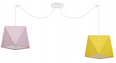 Lampa wisząca PAJĄK DIAMENCIK 2 różne kolory