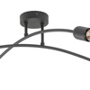 HELIX  BLACK LAMPA SUFITOWA 4 PŁ