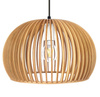 Lampa drewniana wisząca E27 PZE-901 33cm