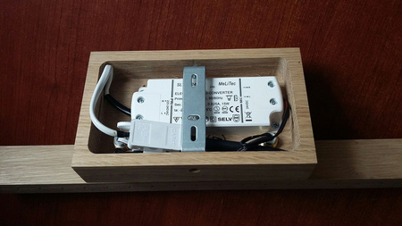 Kinkiet SMALL LED dąb drewniany