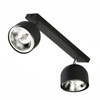ALTEA BLACK LAMPA SUFITOWA 2 PŁ + ŻARÓWKI