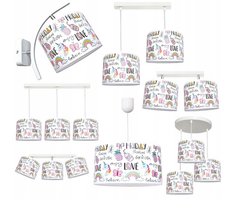 Lampa wisząca UNICORN 3 listwa