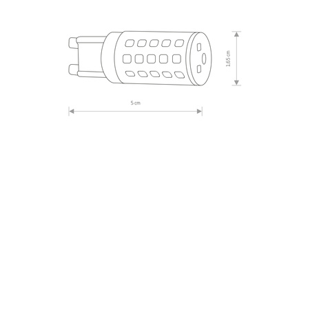 BULB LED G9, 4W