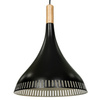 Lampa wisząca CONE 1 czarna