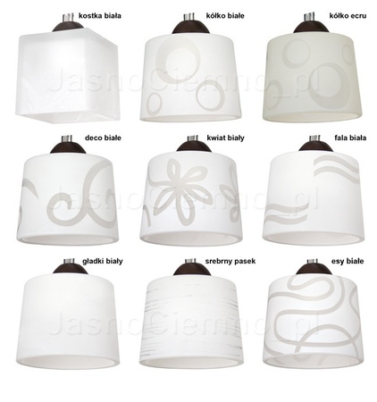 Lampa sufitowa LEO 3 brąz krótka