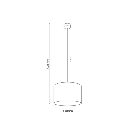 MORENO LAMPA WISZACA 1 PŁ 300