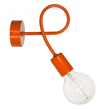Kinkiet EDISON 1 pomarańczowy