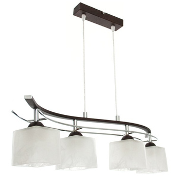 Lampa wisząca LEO 4 brąz