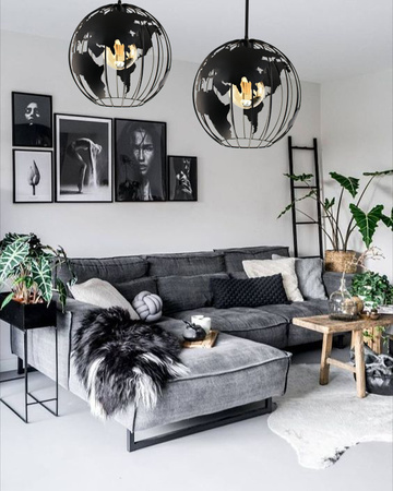 Lampa wisząca PAJĄK GLOBUS 2