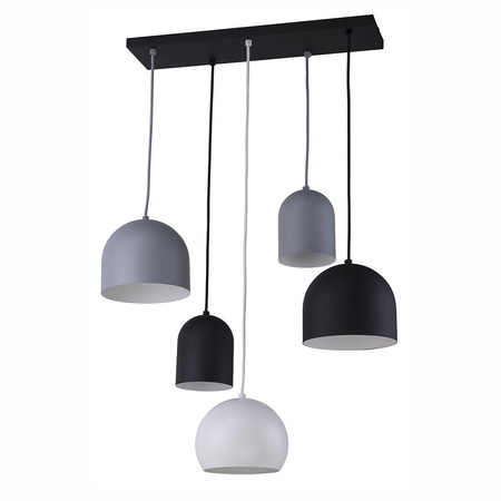 TEMPRE LAMPA WISZĄCA 5 PŁ LISTWA  BLACK