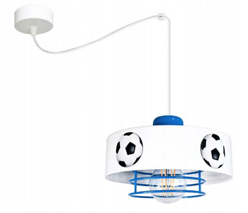 Lampa wisząca PAJĄK MUNDIAL SPIRO 1 niebieska