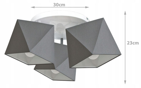 Lampa sufitowa ARGO 3 koło
