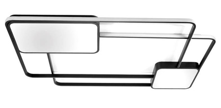 LAMPA DEKORACYJNA SUFIT CZARNA 118W + PILOT DL-F02