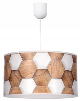 Lampa wisząca DREWNO 1 duża