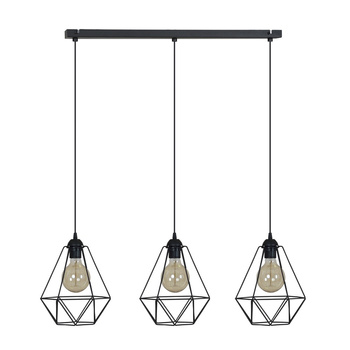 Lampa wisząca DIAMOND 3 czarna
