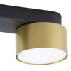 SPACE BLACK/GOLD LAMPA SUFITOWA 2 PŁ