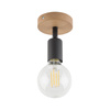 SIMPLY WOOD LAMPA SUFITOWA 1 PŁ BLACK