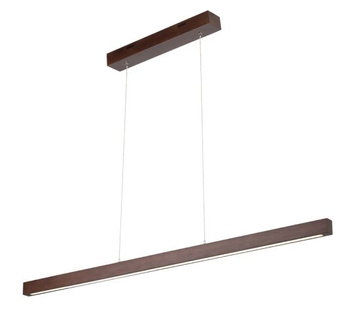 Lampa wisząca SMALL 1 LED 80 orzech drewniana