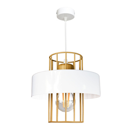 Lampa wisząca LOFT PRESTIGE 1 biało-złota