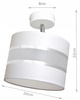 Lampa sufitowa ADELLA 1 czarny