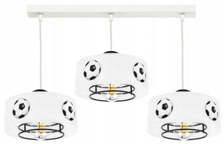 Lampa wisząca MUNDIAL SPIRO 3 biała