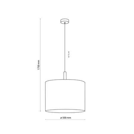 DEVA NATURE LAMPA WISZĄCA 1 PŁ