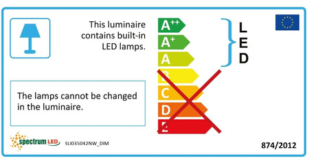ALGINE PANEL 32W NW 230V 120st IP20 IK06 300x1200x10mm BIAŁY 5 lat gw. 1-10V