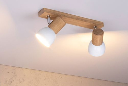 Lampa sufitowa dębowa SVENDA 2