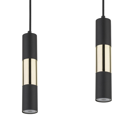 VIVIEN BLACK/GOLD LAMPA WISZĄCA 5 PŁ