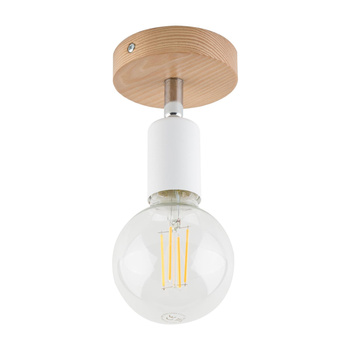 SIMPLY WOOD LAMPA SUFITOWA 1 PŁ WHITE
