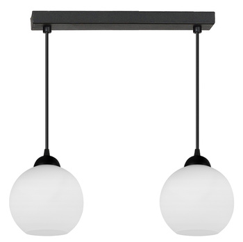 Lampa wisząca GLASS OWAL MLECZNA 2