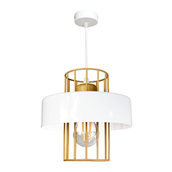 Lampa wisząca LOFT PRESTIGE 1 biało-złota