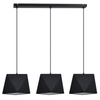 Lampa wisząca ABAŻUR 3D czarny 3pł.
